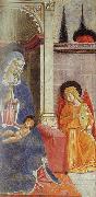 Benozzo Gozzoli Madonna and Child with Angel Playing Music Germany oil painting artist